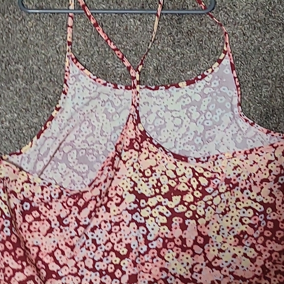 EUC, Threads 4 Thought Spaghetti string Racer Back Tank Top Size Lg - Picture 2 of 4